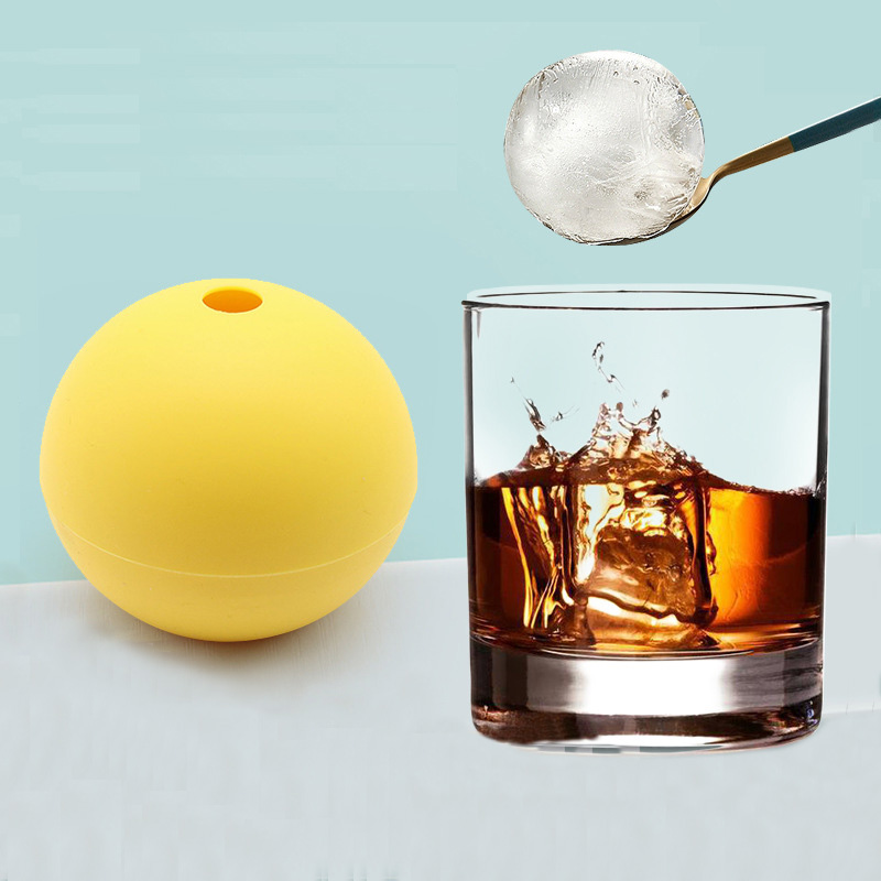 stampo per palline di ghiaccio singolo vassoio per palline di ghiaccio per whisky