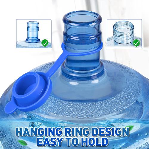 Tappi di bottiglia per brocca d'acqua da 5 galloni riutilizzabili in silicone resistente
